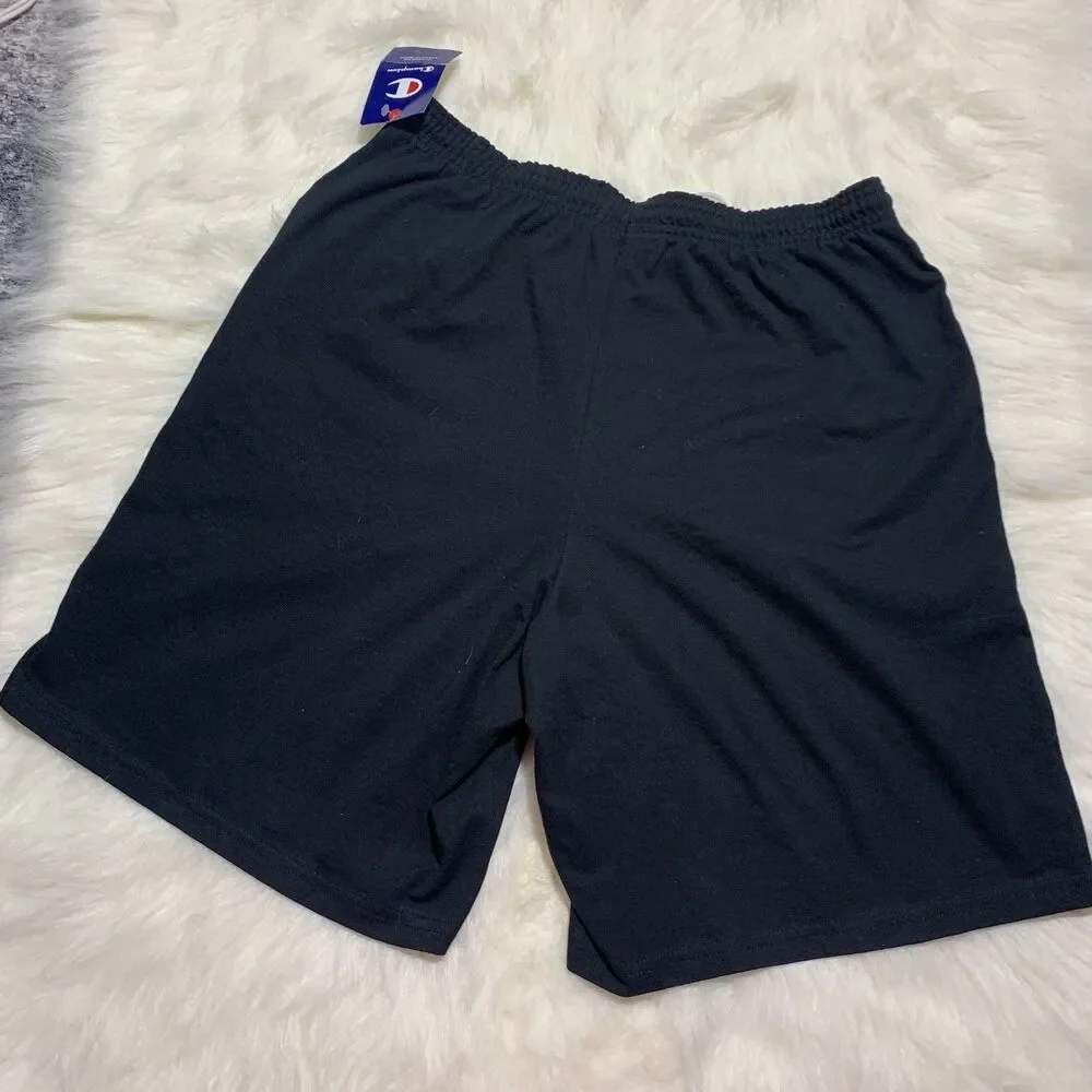 Champion - NWT Men’s Black Sweat Shorts Elastic Waist Size Large 8” Inseam